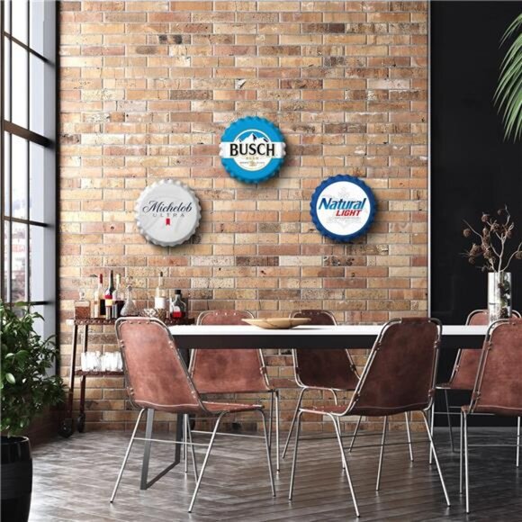 Michelob Ultra Beer Metal Bottle Cap Sign Garage Shop Bar Man Cave Outdoor LARGE - Picture 4 of 6